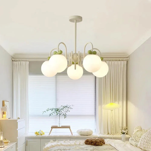 lustre en verre de style français idéal pour hôtel