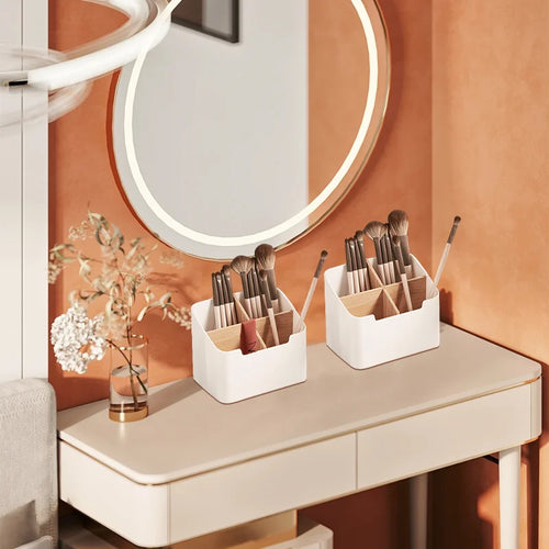 organisateur de rangement pour télécommandes en bambou naturel - vue 3 sur 10