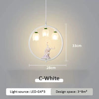 suspension mignonne pour chambre de petite fille moderne