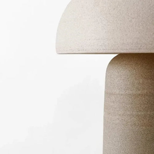lampe rétro en céramique design créatif style champignon décoratif - vue 6 sur 8