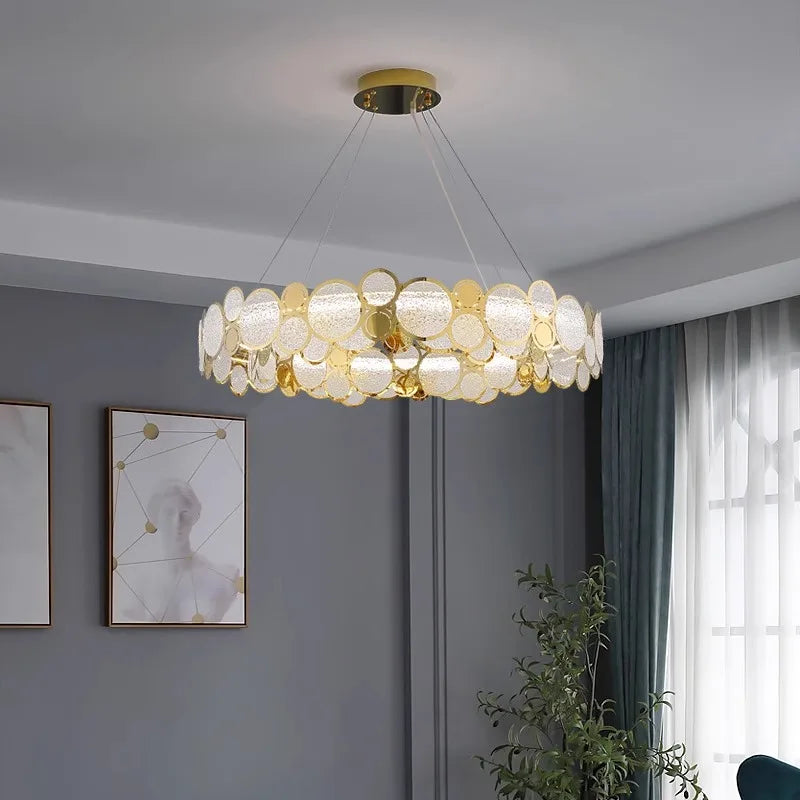 lustre moderne led de luxe pour éclairage intérieur