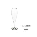 Verres à vin sans pied incassables élégants réutilisables