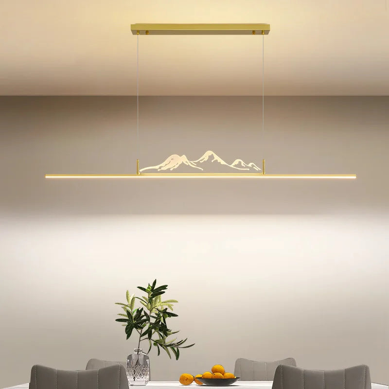 lustre moderne iceberg créatif pour restaurant et salon de thé - vue 3 sur 12