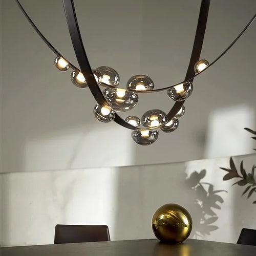 lustre décoration fantaisie éclairage intérieur lampes suspendues - vue 3 sur 8