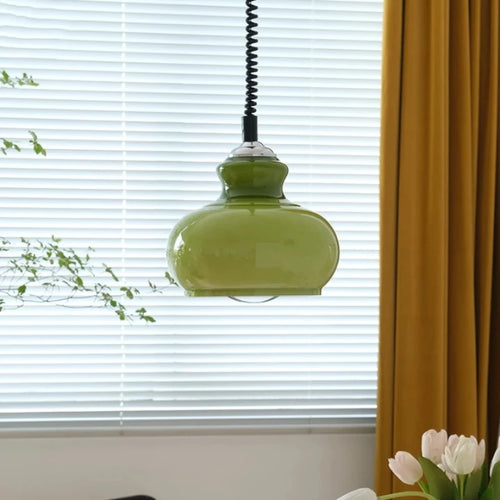 suspension nordique en verre coloré pour bar et restaurant - vue 2 sur 9