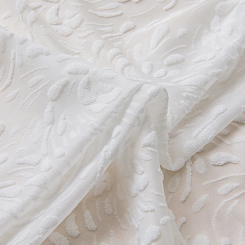 Voilage rideau tulle moderne pour salon chambre fenêtre