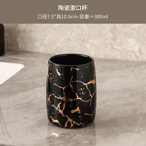 tasse en céramique marbrée haut de gamme pour couples décorative - vue 27 sur 26