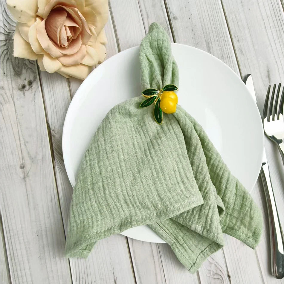 Serviette de table coton lot de 10 40x40
