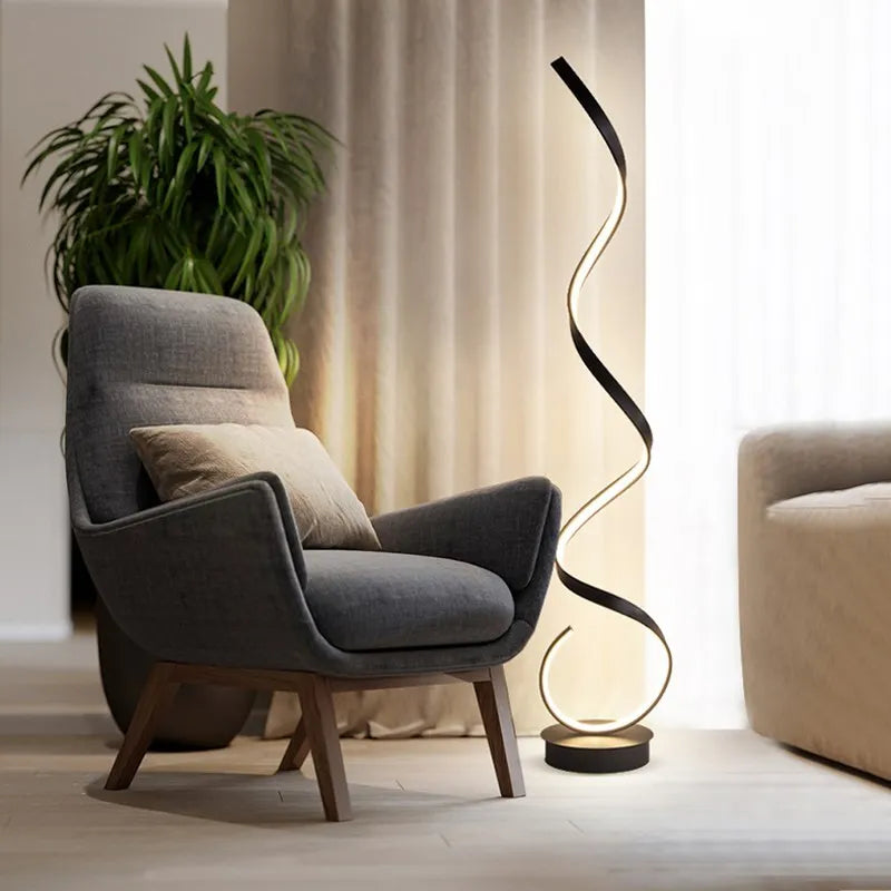 Lampadaire LED moderne minimaliste - vue 5 sur 11