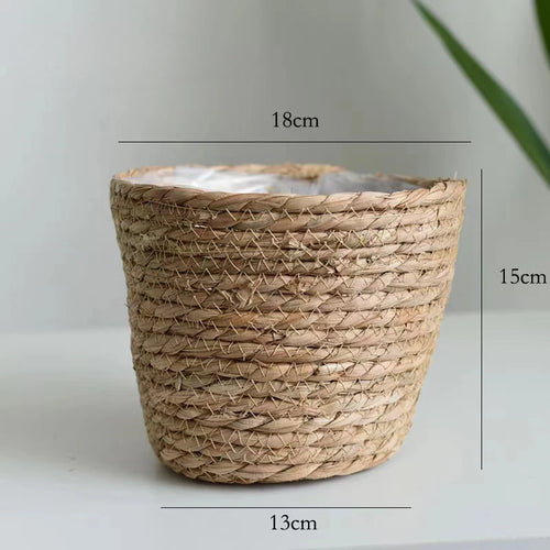 panier tissé à la main pour jardinage et rangement décoratif - vue 12 sur 11