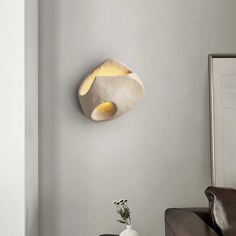 applique murale en ciment art déco pour ambiance créative - vue 4 sur 9