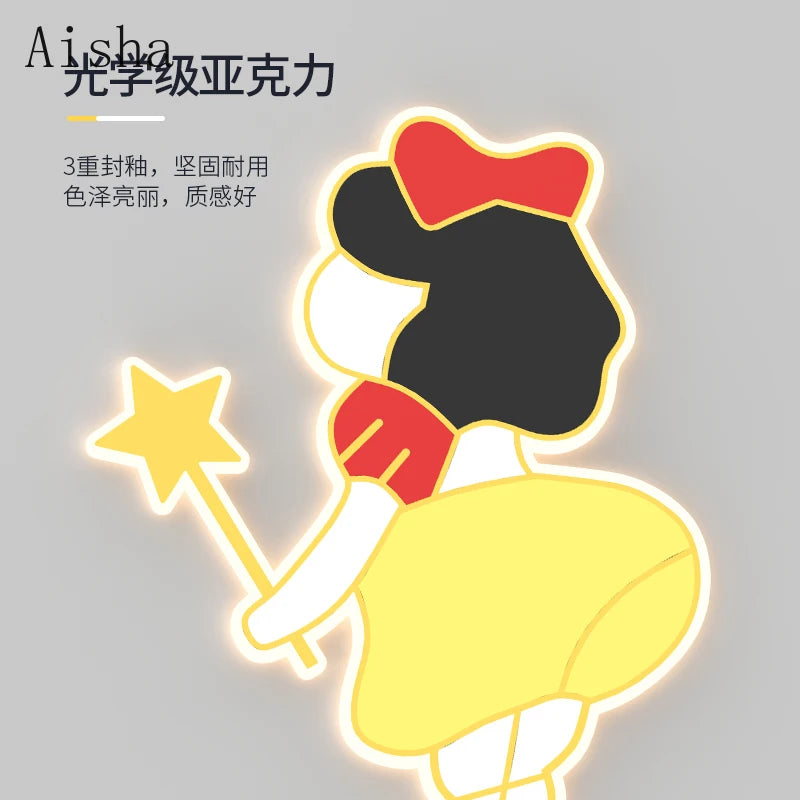 applique murale led décorative pour chambre de bébé - vue 5 sur 7