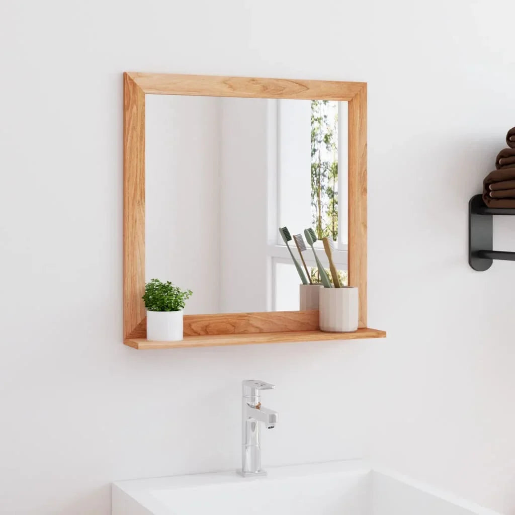 miroir mural en bois massif pour décoration intérieure - vue 7 sur 7