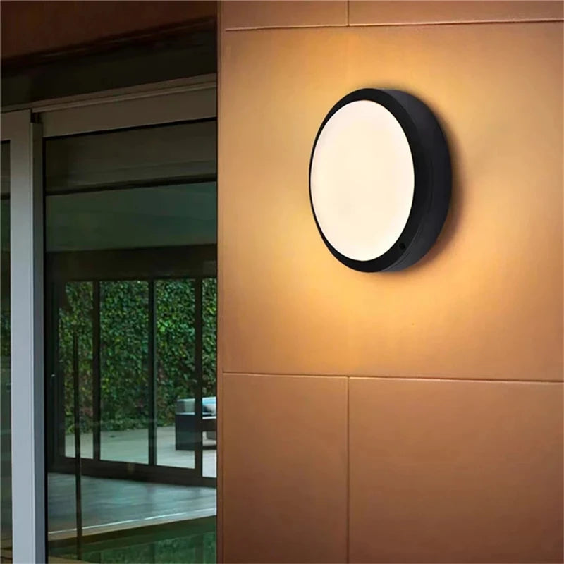 18W Radar Motion Sensor Waterproof Outdoor Ceiling Light Bathroom Kitchen Lights Lamp Flush LED Balcony Porch Lighting Fixtures - vue 3 sur 6