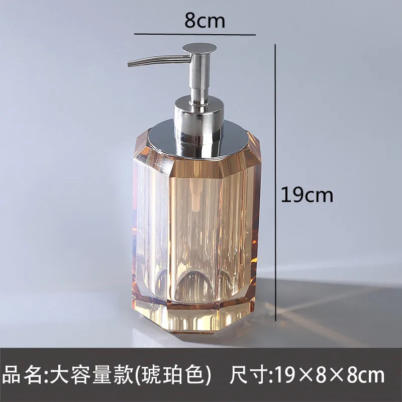 ensemble de produits de toilette en cristal et verre - vue 15 sur 18