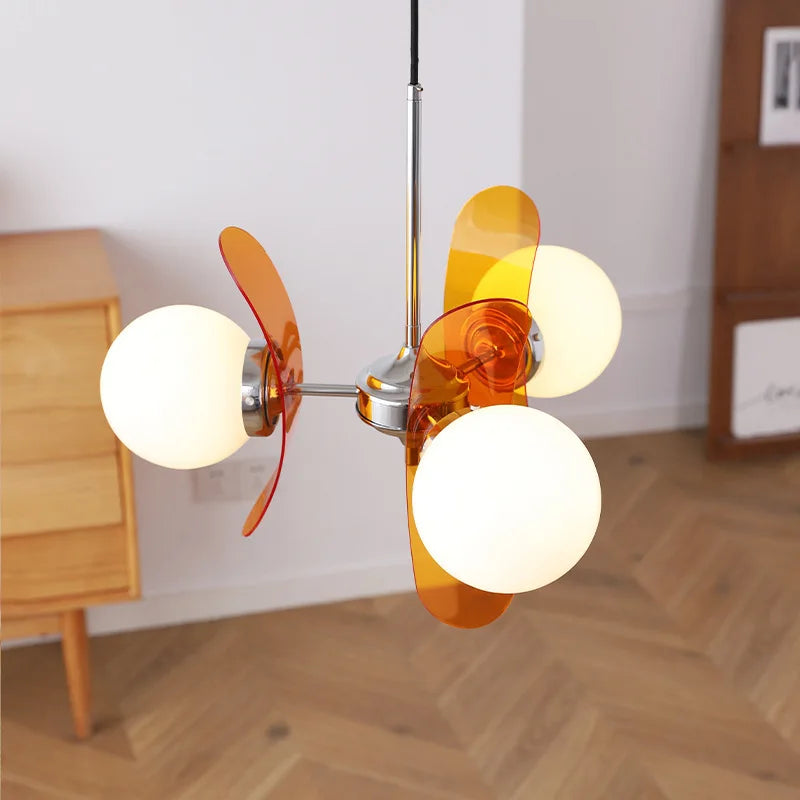 lustre bauhaus en acrylique style nordique ancien - vue 4 sur 14