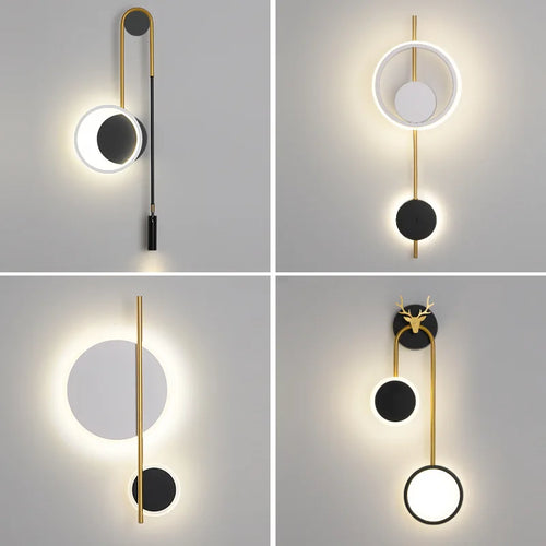 applique murale led moderne pour décoration intérieure élégante - vue 2 sur 10