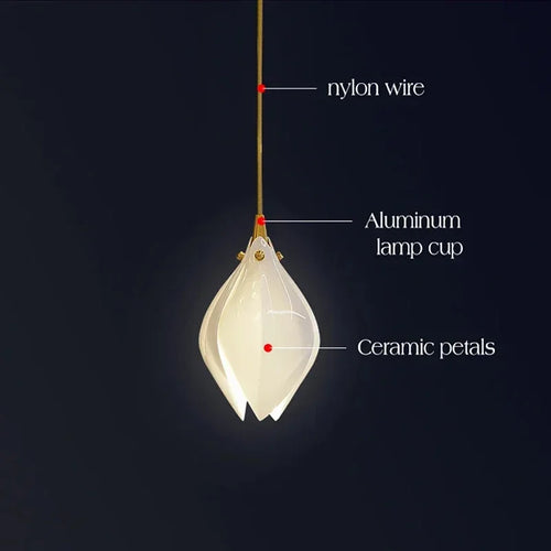 suspension magnolia pour décoration intérieure et éclairage élégant - vue 7 sur 16