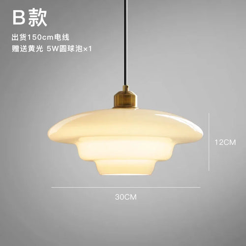 suspension décorative en verre design pour intérieur moderne - vue 10 sur 9