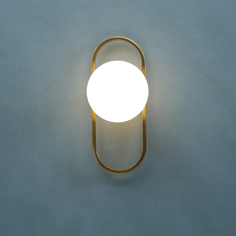 applique murale led en verre pour allée et arrière-plan d'hôtel