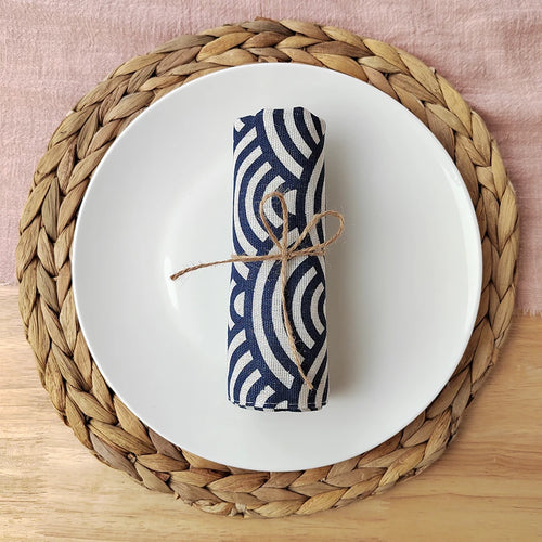 Serviette de table style japonais lot 4 motifs - vue 9 sur 9
