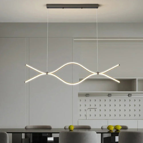 suspension moderne à LED pour un éclairage intérieur élégant - vue 3 sur 16