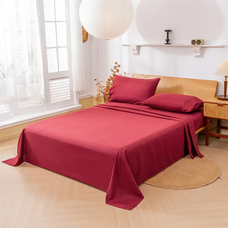 ensemble de literie douce et brossée pour lit double