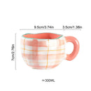 Mug céramique design irrégulier style coréen créatif