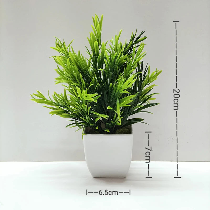 plante artificielle en pot pour décoration de bureau et jardin - vue 42 sur 45