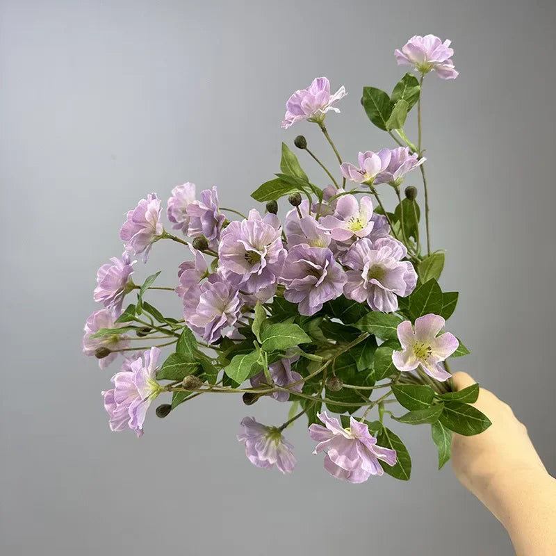 simulation marguerite en soie fleurs artificielles pour décoration intérieure - vue 4 sur 13