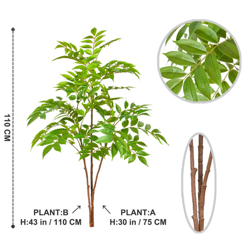 plantes artificielles grandes fausses branches pour décoration intérieure extérieure - vue 11 sur 14