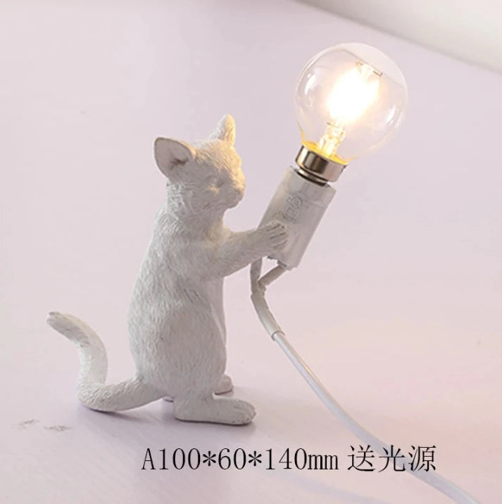 lampe de bureau décorative pour animaux en résine - vue 9 sur 14