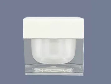 pot en acrylique carré rechargeable pour crème cosmétique - vue 11 sur 28