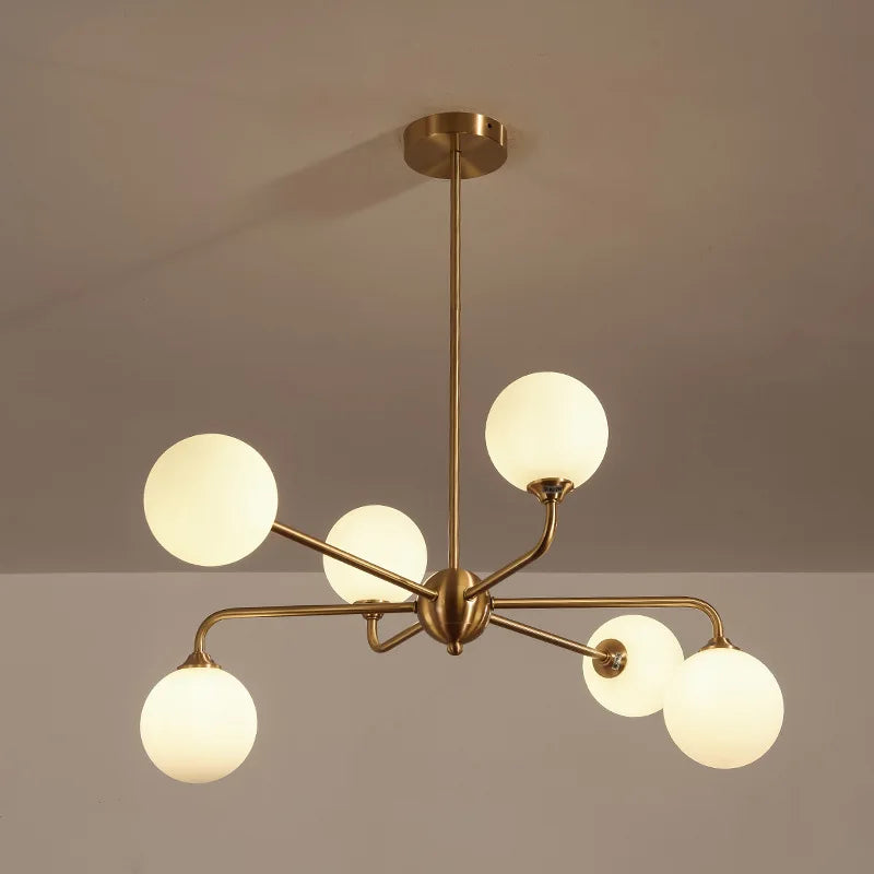 lustre nordique à led pour un éclairage moderne - vue 5 sur 14