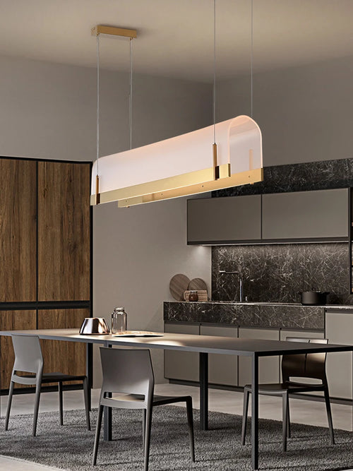 lustre en acrylique pour restaurant et salon postmoderne - vue 6 sur 8