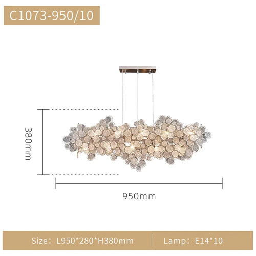 2023 Light Luxury LED Ceiling Chandelier Trend Villa Living Dining Room Pendant Lamp Modern Lustre Bedroom Hanging Light Fixture - vue 9 sur 13