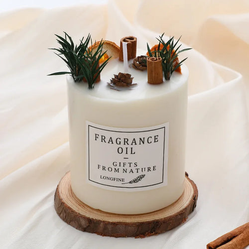 bougies parfumées romantiques en cire de soja avec fleurs séchées - vue 11 sur 10