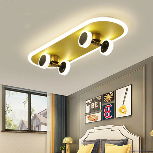 plafonnier scooter boy lampe décorative pour chambre enfant - vue 3 sur 8