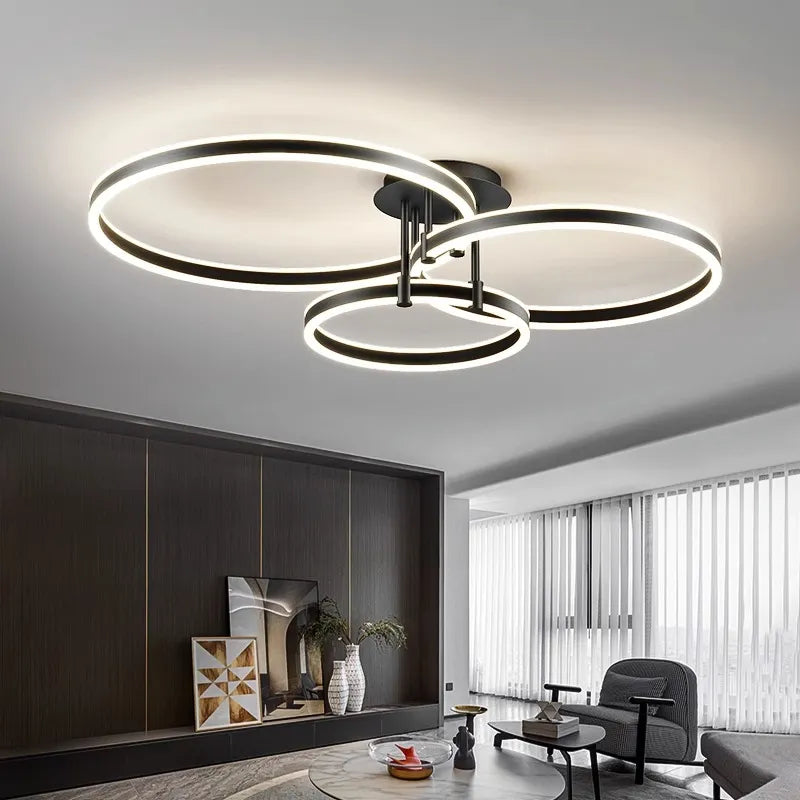 plafonnier Décoration nordique maison chambre décor lampes LED intelligentes pour salon éclairage intérieur lampara