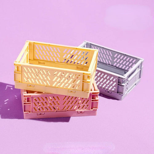 panier de rangement pliable pour maquillage bijoux jouets et plus
