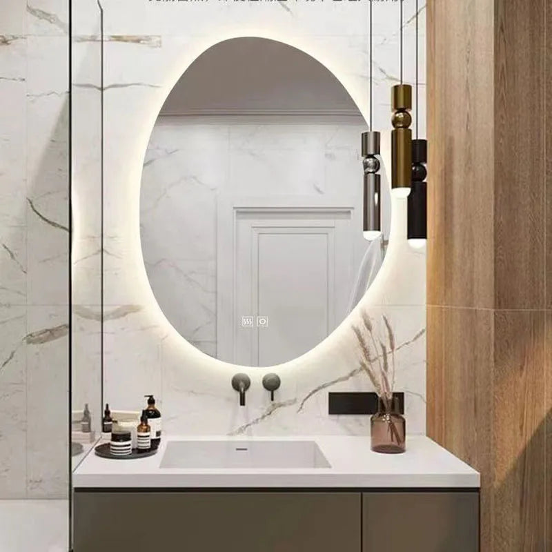 miroir à led forme irrégulière pour dressing intelligent et salle de bain - vue 5 sur 5