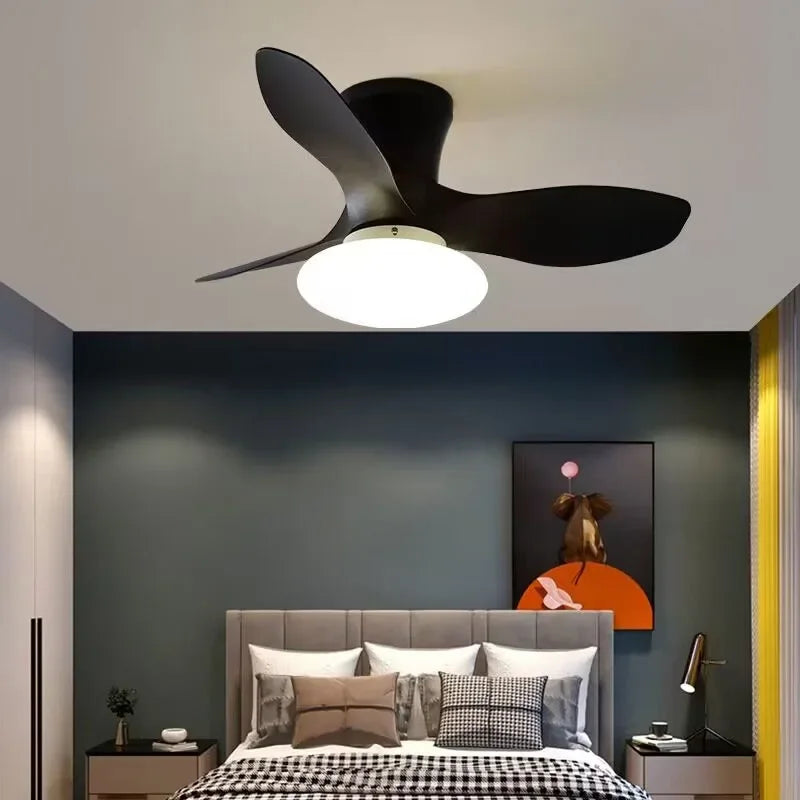 ventilateurs de plafond lumineux avec télécommande et variateur de lumière - vue 3 sur 12
