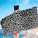 Serviette de bain microfibre motif animaux cartoon douce