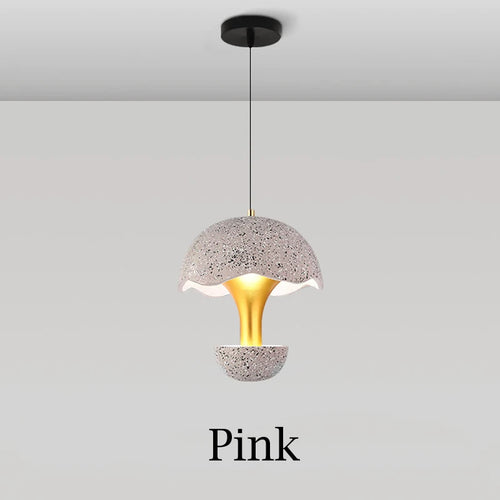 suspension créative champignon en ciment pour restaurant café bar - vue 9 sur 9