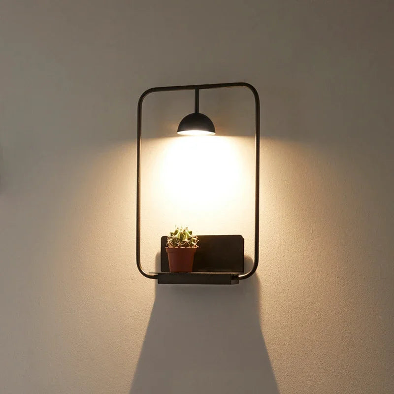 Modern Storage Wall Lamp, Minimalist Bedroom, Living Room Wall Lamp, Reading Personalized Atmosphere, Study LED Wall Lamp - vue 4 sur 10