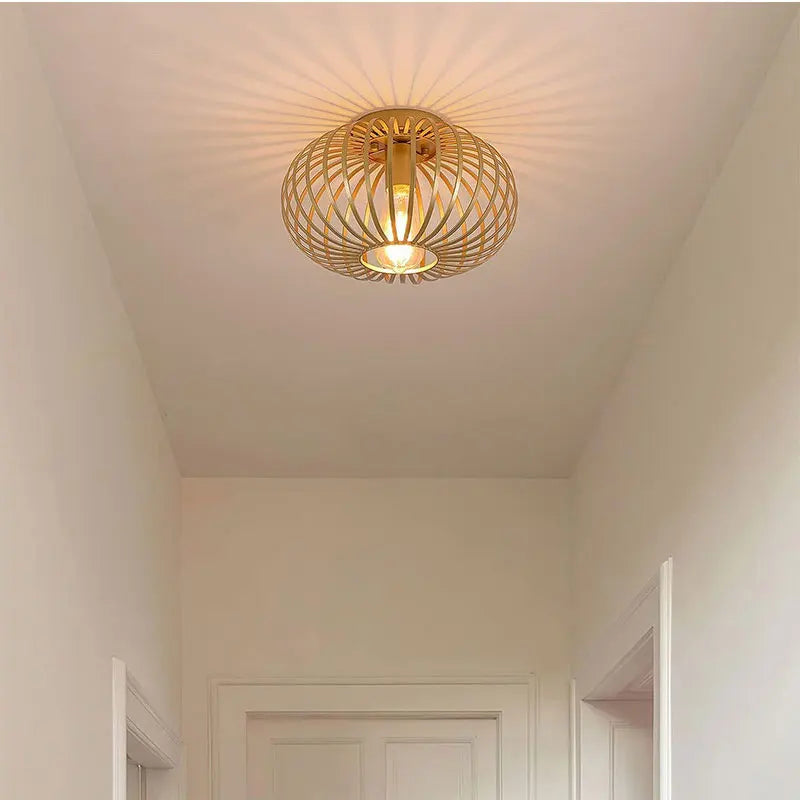 plafonnier moderne en fer style américain pour intérieur