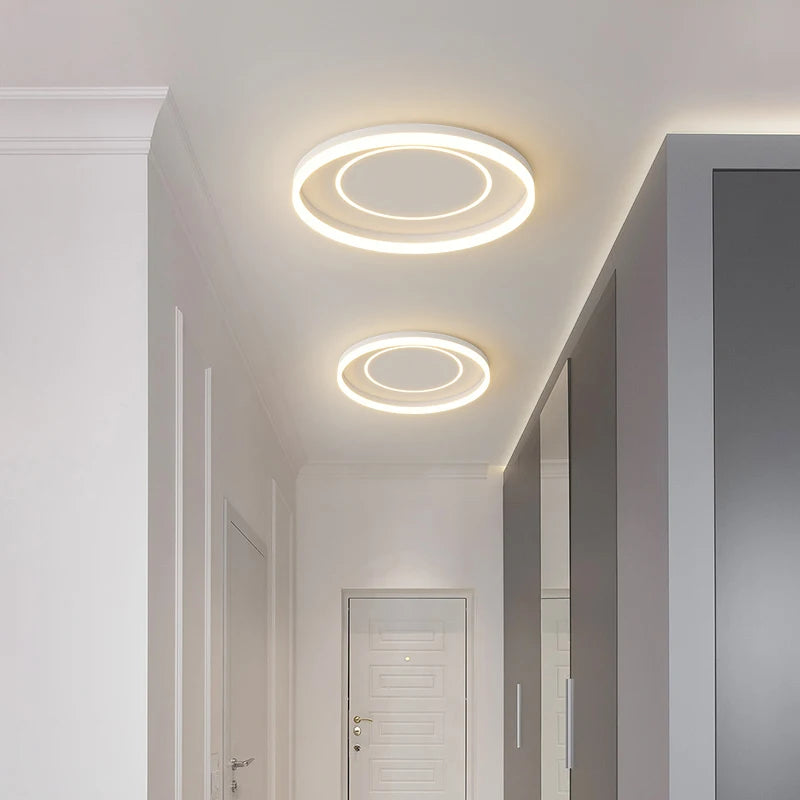 plafonnier simple moderne nordique bande lumière led luxe