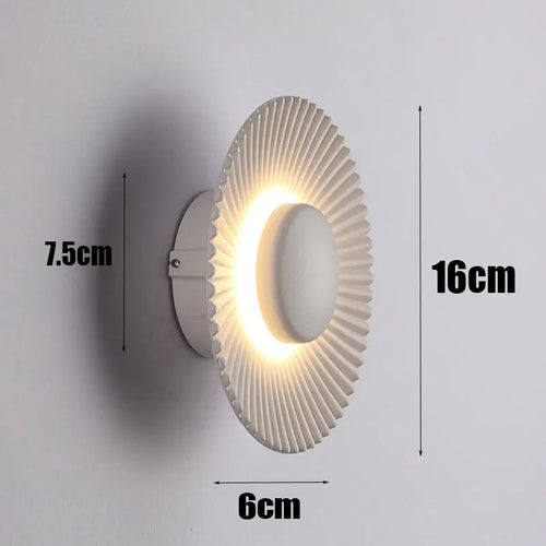 applique murale led moderne en métal pour décoration intérieure