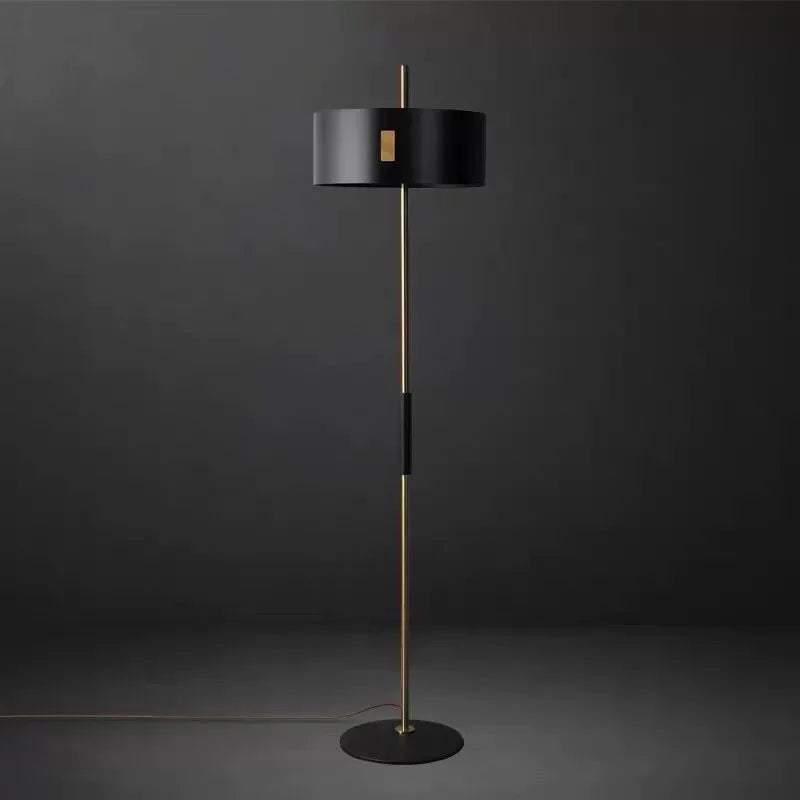 Modern Creative Led Floor Lamp, Used In The Living Room Next To The Sofa, Bedroom Bedside Lamp, Black Floor Lamp In The Study - vue 2 sur 8