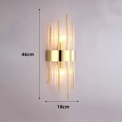 applique murale en cristal design pour éclairage moderne de la maison - vue 19 sur 21